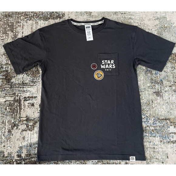 Disney Other - Disney Star Wars A New Hope Title Crawl T-Shirt Adult S Gray Darth Vader NWT